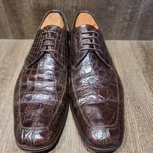 PRADA MEN'S CROCODILE SHOES